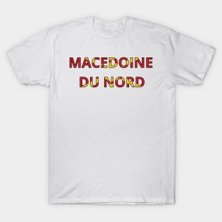 Drapeau Macédoine du Nord T-Shirt